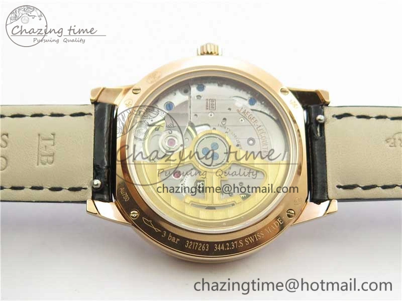 Rendez-Vous Night & Day RG ZF 1:1 Best Edition White Dial Black Markers Diamonds Bezel on Black Leather Strap A Contemporary 7455