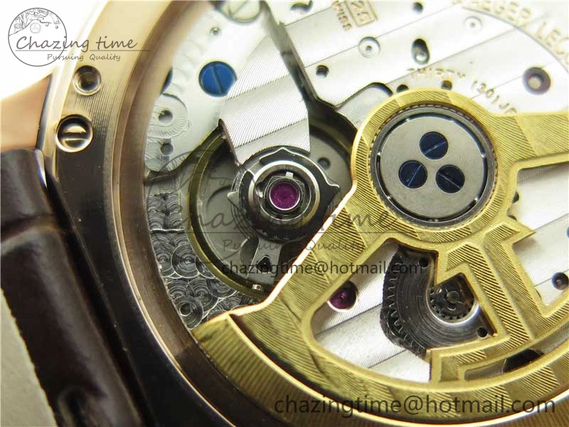 Rendez-Vous Night & Day RG ZF 1:1 Best Edition White Textured Dial Diamonds Bezel on Brown Leather Strap A Refined 7443