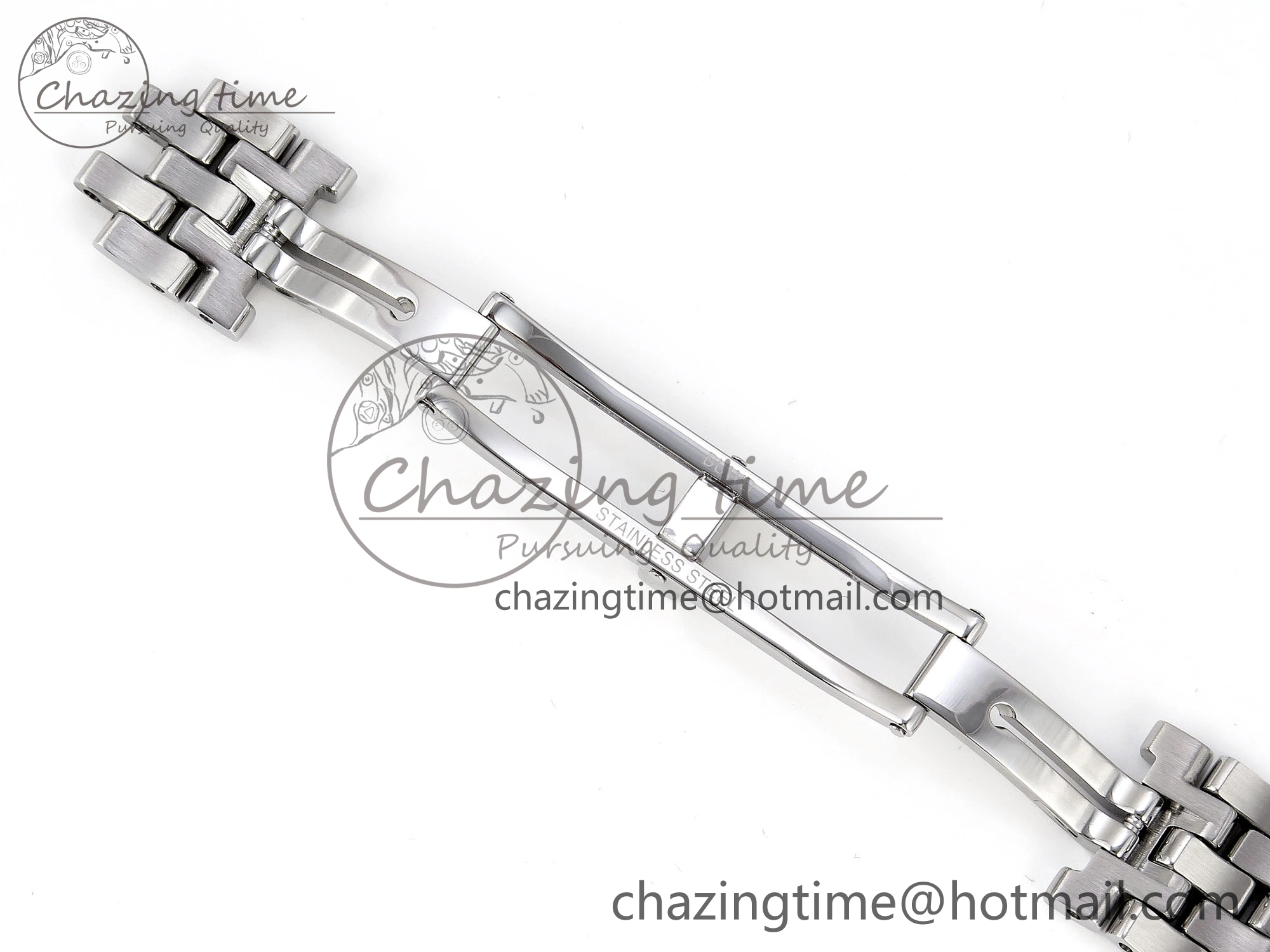 Rendez-Vous Night & Day SS APSF 1:1 Best Edition WhiteTextured Dial Diamonds Bezel on SS Bracelet A Cozy 7418