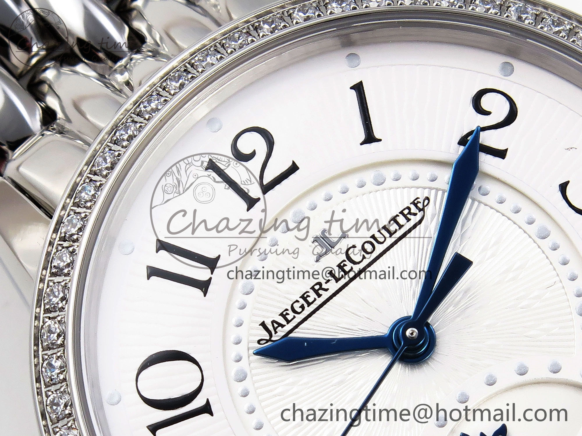 Rendez-Vous Night & Day SS APSF 1:1 Best Edition WhiteTextured Dial Diamonds Bezel on SS Bracelet A Cozy 7418