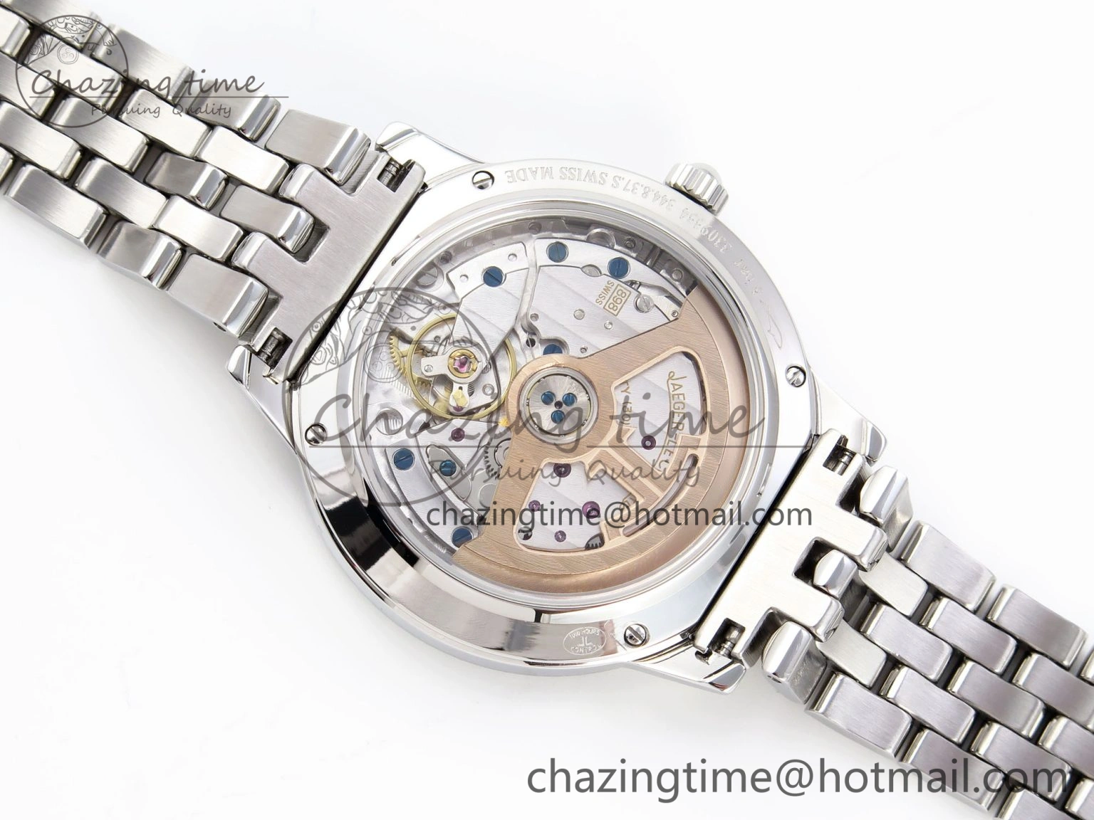 Rendez-Vous Night & Day SS APSF 1:1 Best Edition WhiteTextured Dial Diamonds Bezel on SS Bracelet A Cozy 7418