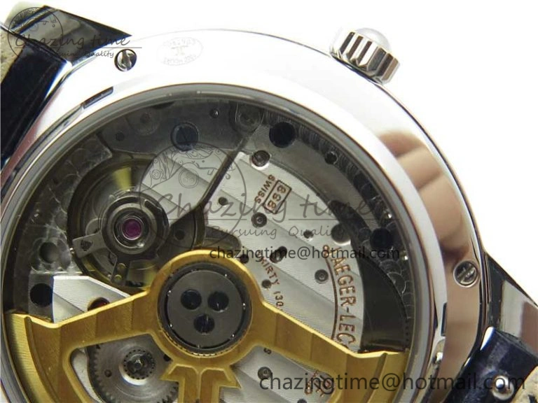 FastDry Rendez-Vous Night & Day SS Polished Bezel ZF 1:1 Best Edition White Textured Dial on Blue Leather Strap A 7453