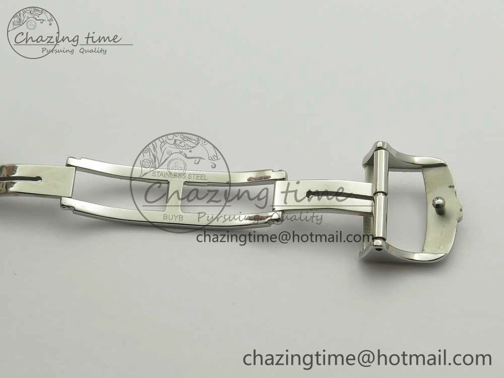 QuickDry Rendez-Vous Night & Day SS ZF 1:1 Best Edition White Textured Dial Diamonds Bezel on Black Leather Strap A 10585