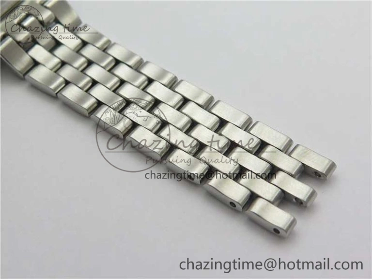 Sporty Rendez-Vous Night & Day SS ZF 1:1 Best Edition WhiteTextured Dial Diamonds Bezel on SS Bracelet A 7451