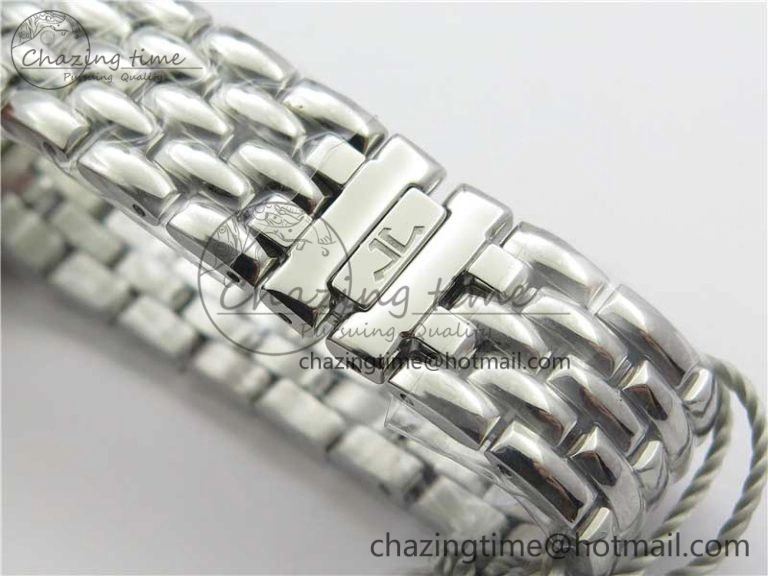 Sporty Rendez-Vous Night & Day SS ZF 1:1 Best Edition WhiteTextured Dial Diamonds Bezel on SS Bracelet A 7451