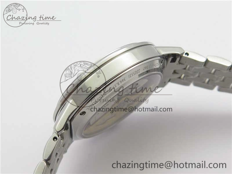 Sporty Rendez-Vous Night & Day SS ZF 1:1 Best Edition WhiteTextured Dial Diamonds Bezel on SS Bracelet A 7451