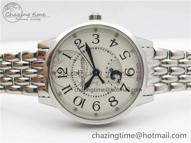 BestValue Rendez-Vous Night & Day SS ZF 1:1 Best Edition WhiteTextured Dial Polished Bezel on SS Bracelet A 10565