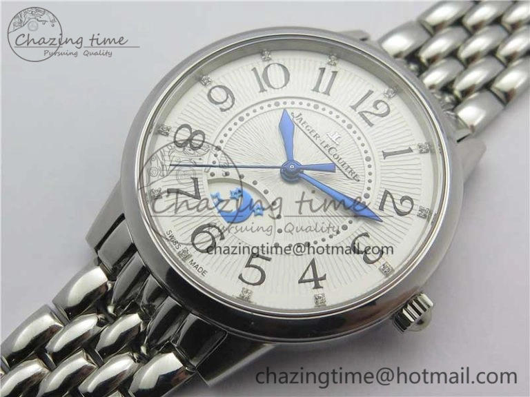 BestValue Rendez-Vous Night & Day SS ZF 1:1 Best Edition WhiteTextured Dial Polished Bezel on SS Bracelet A 10565