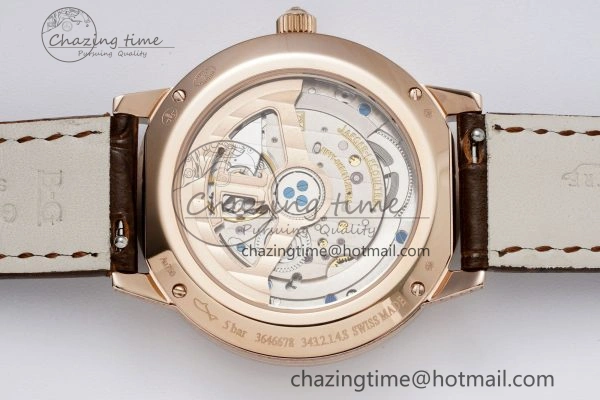 Functional Rendez-Vous Star RG KZF 1:1 Best Edition Brown Star Dial Diamonds Bezel on Brown Leather Strap A 10171
