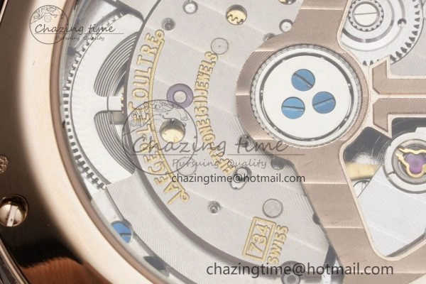 Functional Rendez-Vous Star RG KZF 1:1 Best Edition Brown Star Dial Diamonds Bezel on Brown Leather Strap A 10171