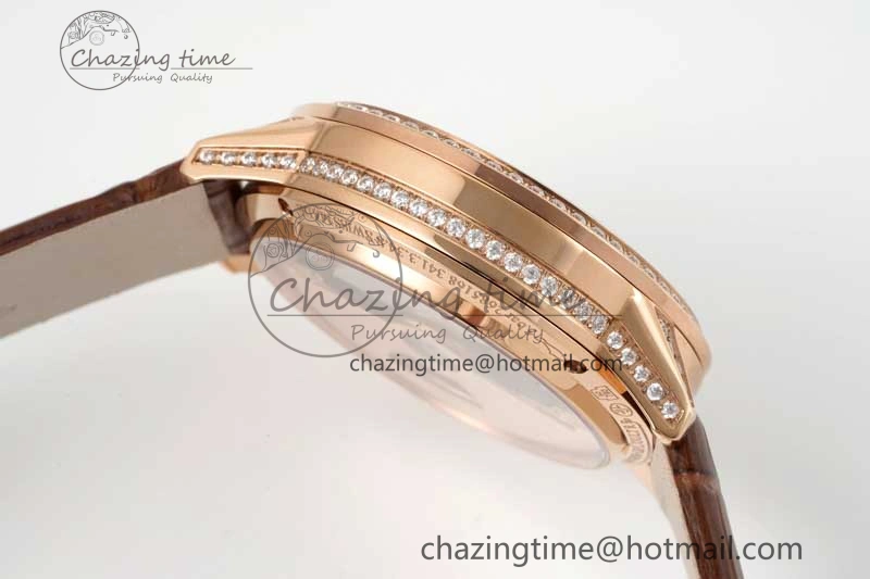 Rendez-Vous Tourbillon RG RMSF Best Edition White Dial on Brown Leather Strap SmoothTexture 7437