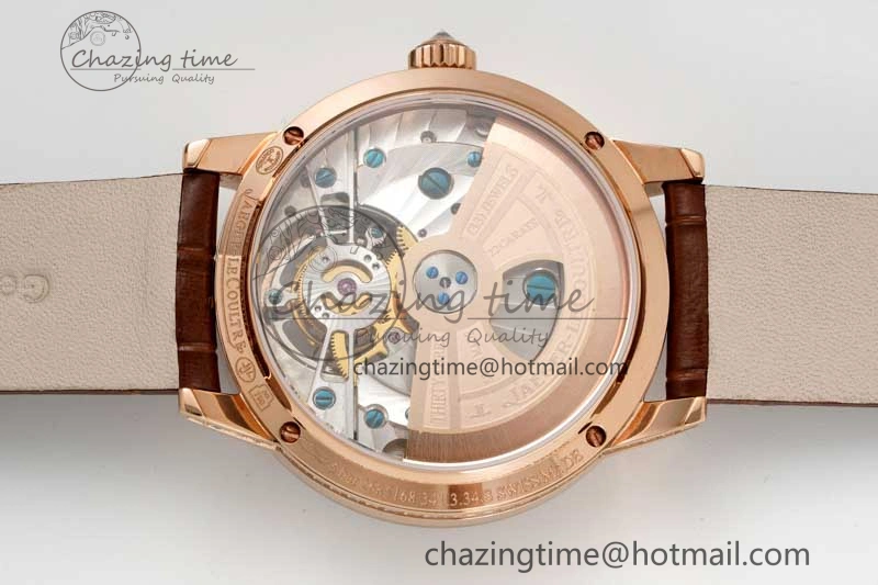 Rendez-Vous Tourbillon RG RMSF Best Edition White Dial on Brown Leather Strap SmoothTexture 7437