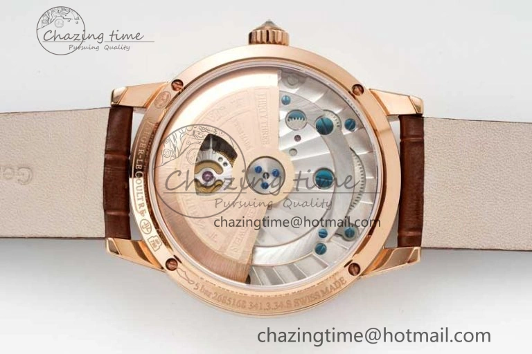 Rendez-Vous Tourbillon RG RMSF Best Edition White Dial on Brown Leather Strap SmoothTexture 7437