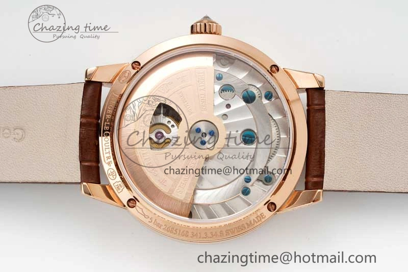 Rendez-Vous Tourbillon RG RMSF Best Edition White Dial on Brown Leather Strap SmoothTexture 7437