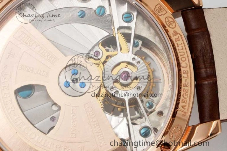 Rendez-Vous Tourbillon RG RMSF Best Edition White Dial on Brown Leather Strap SmoothTexture 7437