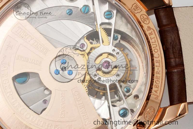 Rendez-Vous Tourbillon RG RMSF Best Edition White Dial on Brown Leather Strap SmoothTexture 7437