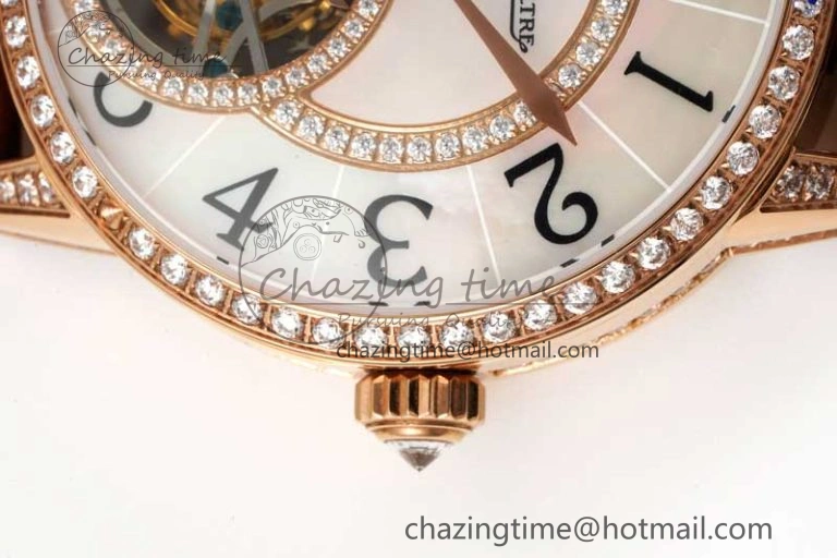 Rendez-Vous Tourbillon RG RMSF Best Edition White Dial on Brown Leather Strap SmoothTexture 7437