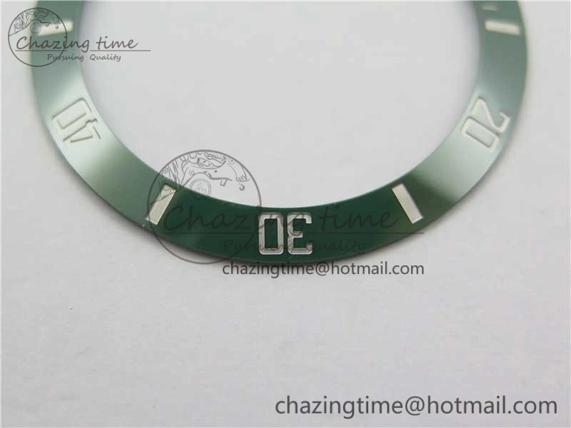 Bright Rolex Submariner Green Ceramic Bezel Clean Factory V3 (Only Ceramic Plate) 4852