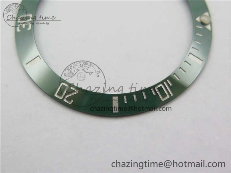Bright Rolex Submariner Green Ceramic Bezel Clean Factory V3 (Only Ceramic Plate) 4852