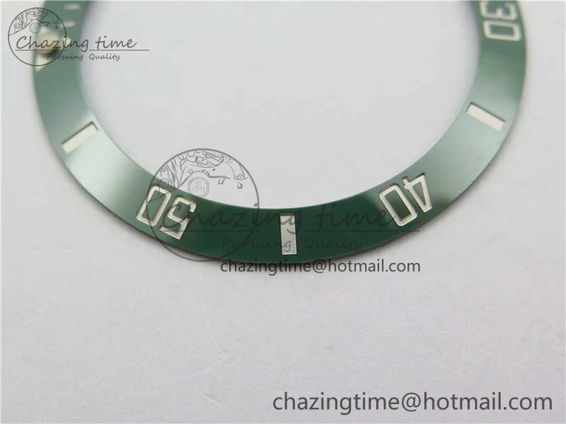 Bright Rolex Submariner Green Ceramic Bezel Clean Factory V3 (Only Ceramic Plate) 4852