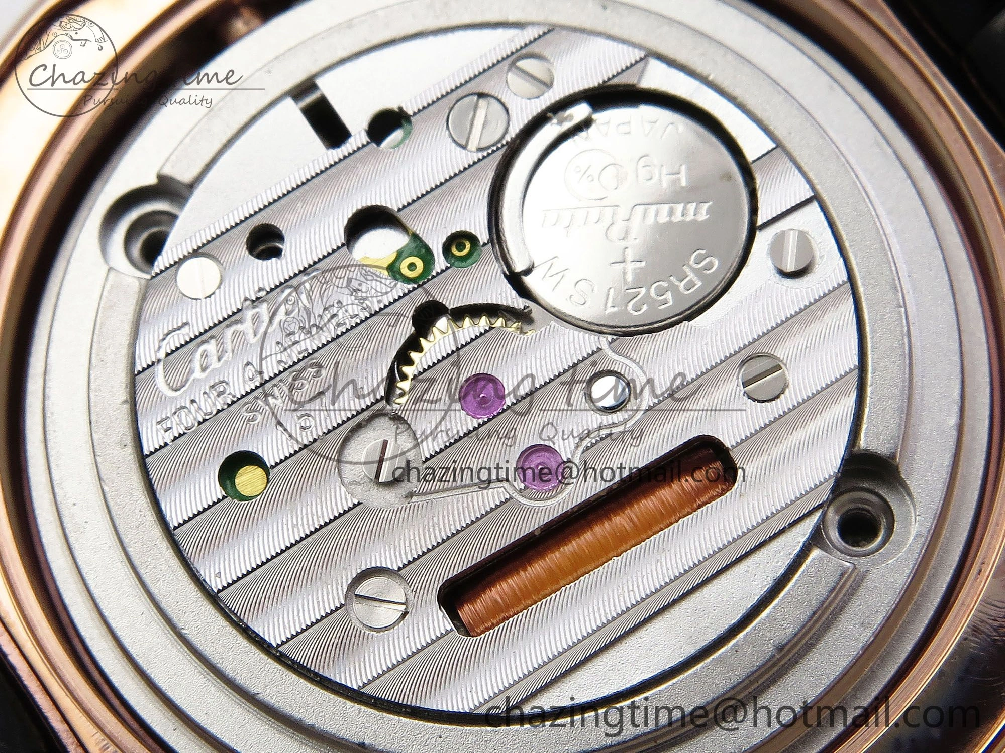 Ronde De Cartier 29mm RG DRF 1:1 Best Edition Sandblasted Silver-Plated White Dial on Black Leather Strap Ronda Quartz Resilient 5970