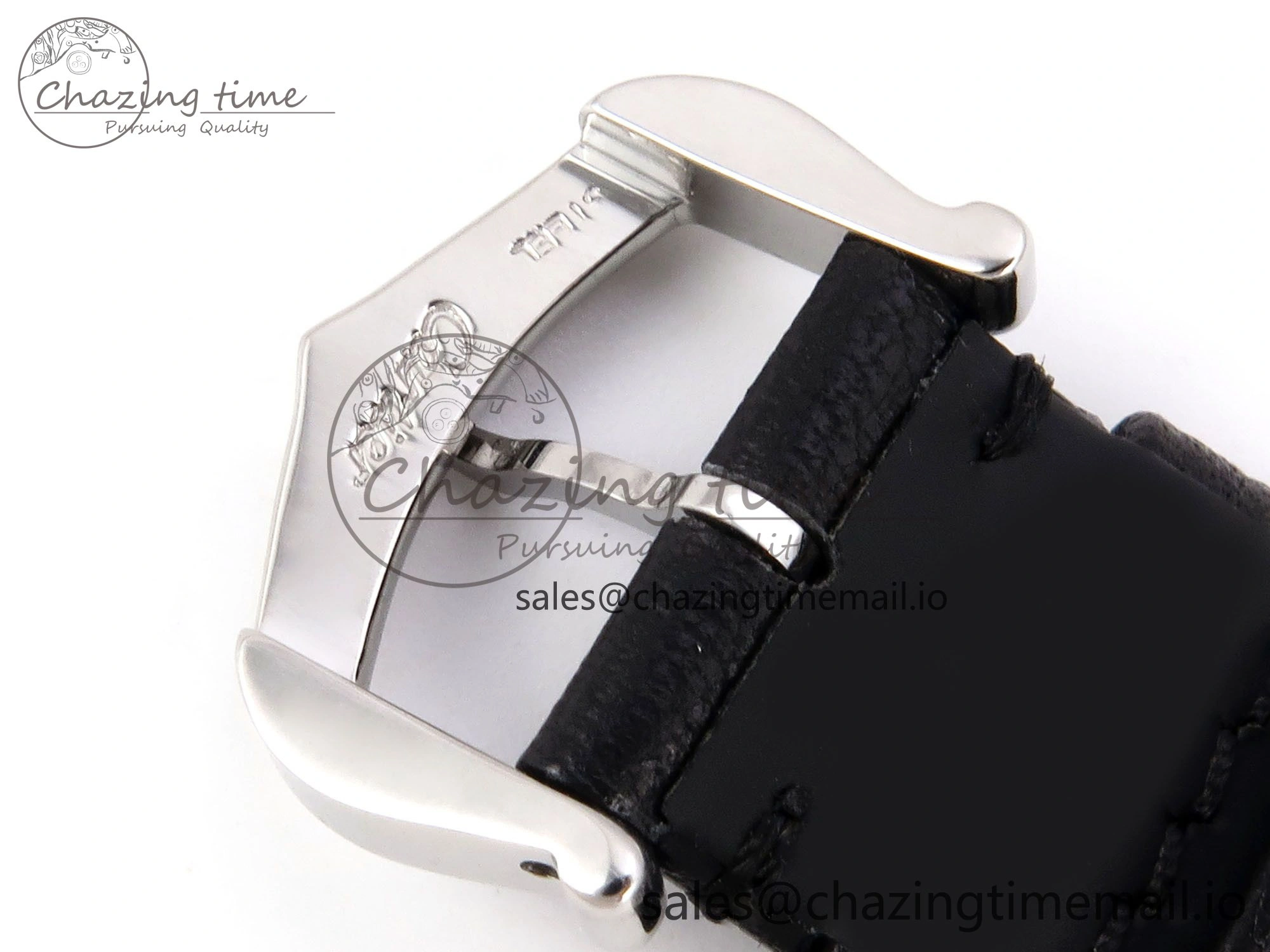 Ronde Must 29mm SS AF 1:1 Best Edition White Dial on Black Leather Strap Ronda Quartz AllSeason 5889