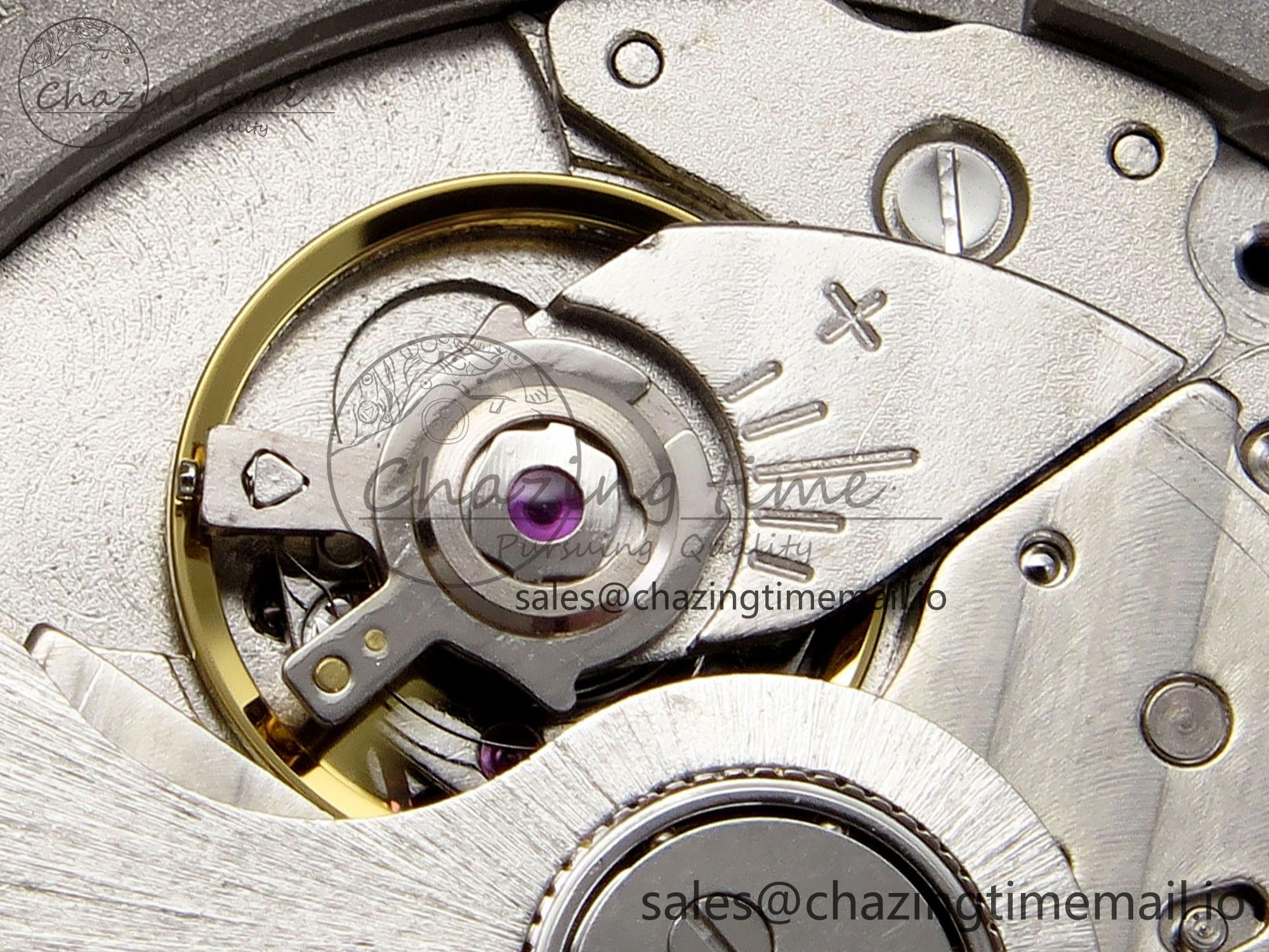 Ronde Solo 42mm RG AF 1:1 Best Edition White Dial Diamonds Bezel on Brown Black Strap MIYOTA Casual 5878