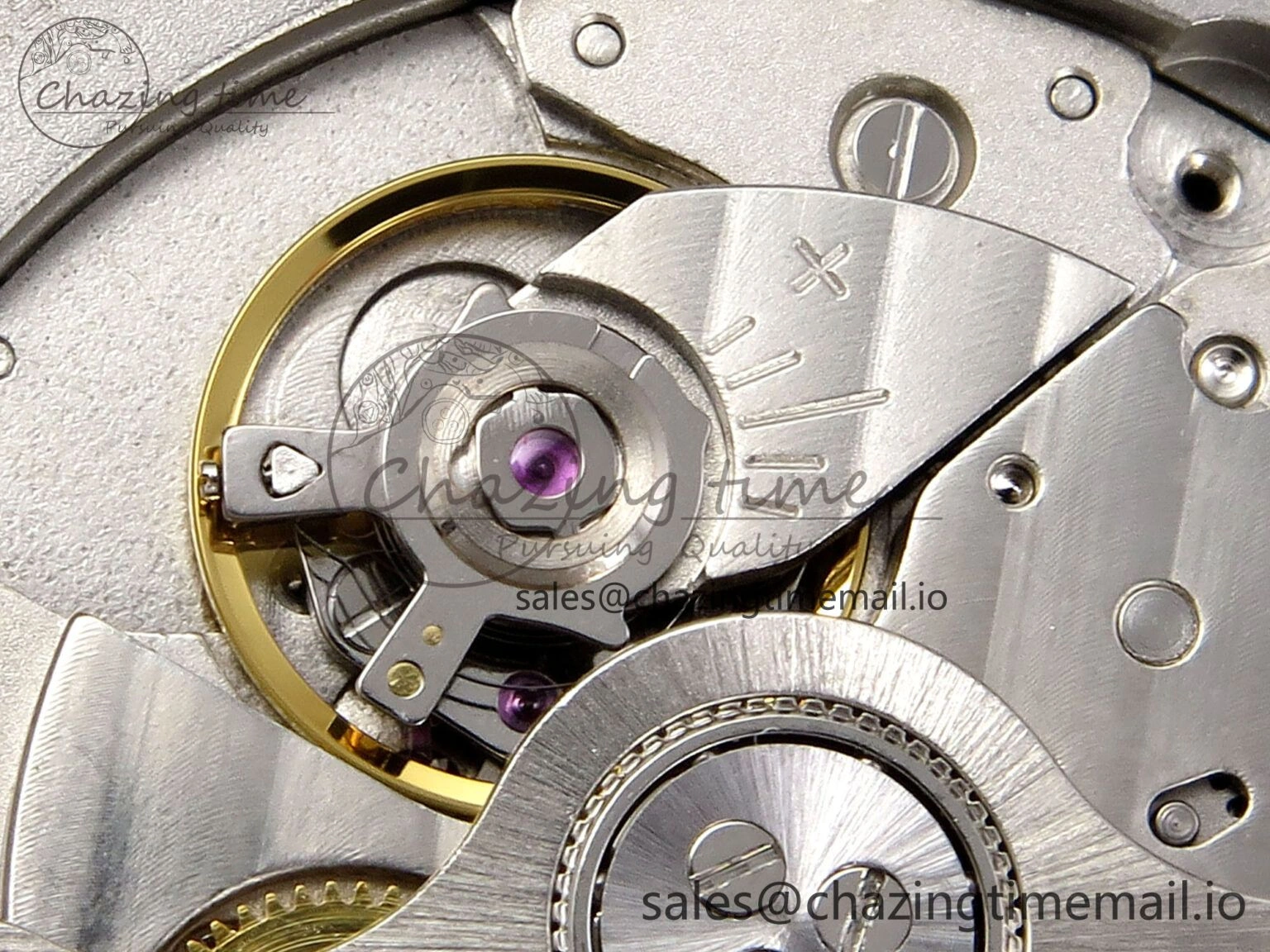 Ronde Solo 42mm SS AF 1:1 Best Edition White Dial Diamonds Bezel on Black Black Strap MIYOTA RelaxedFit 5880