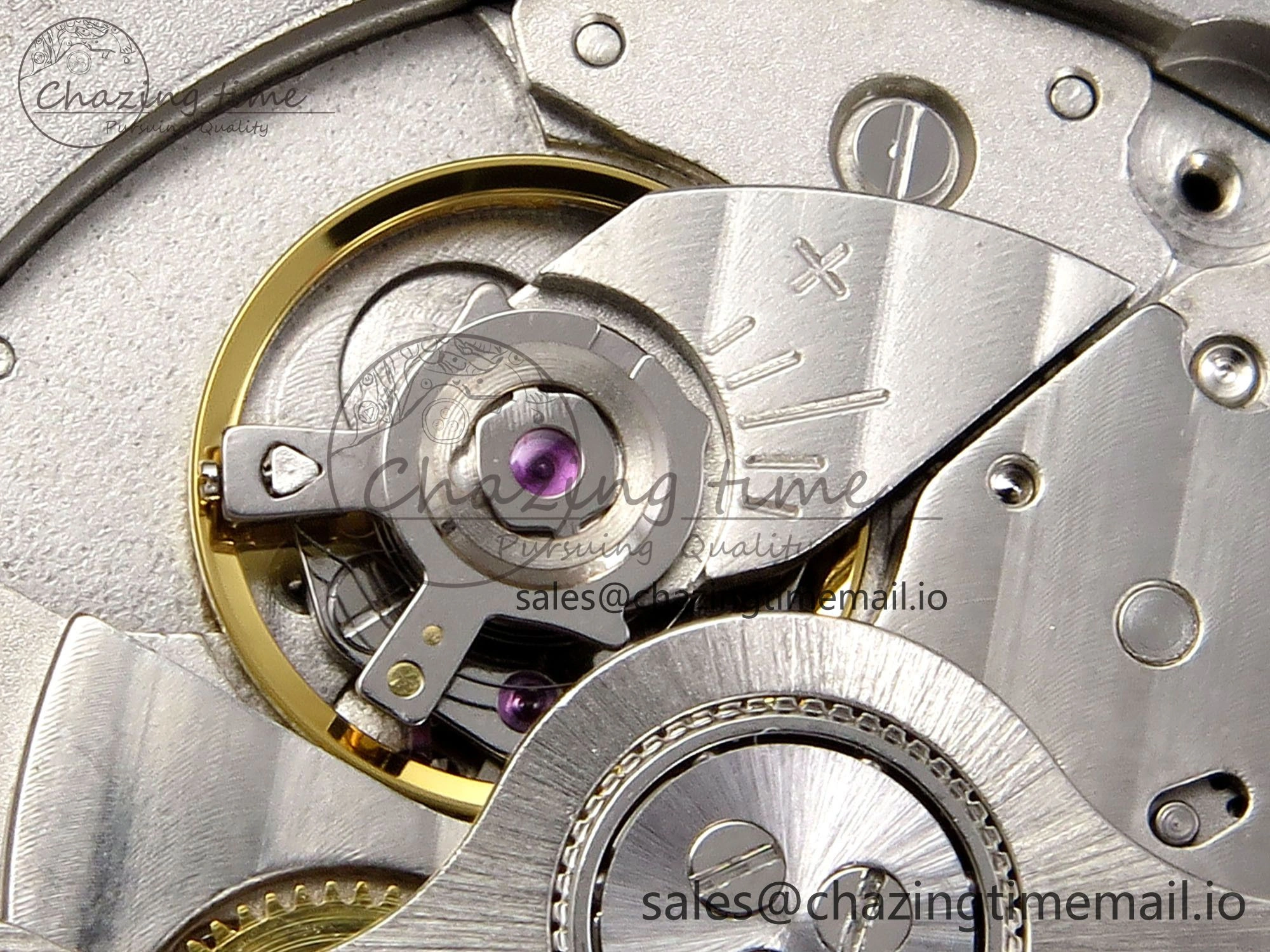 Ronde Solo 42mm SS AF 1:1 Best Edition White Dial Diamonds Bezel on Black Black Strap MIYOTA RelaxedFit 5880