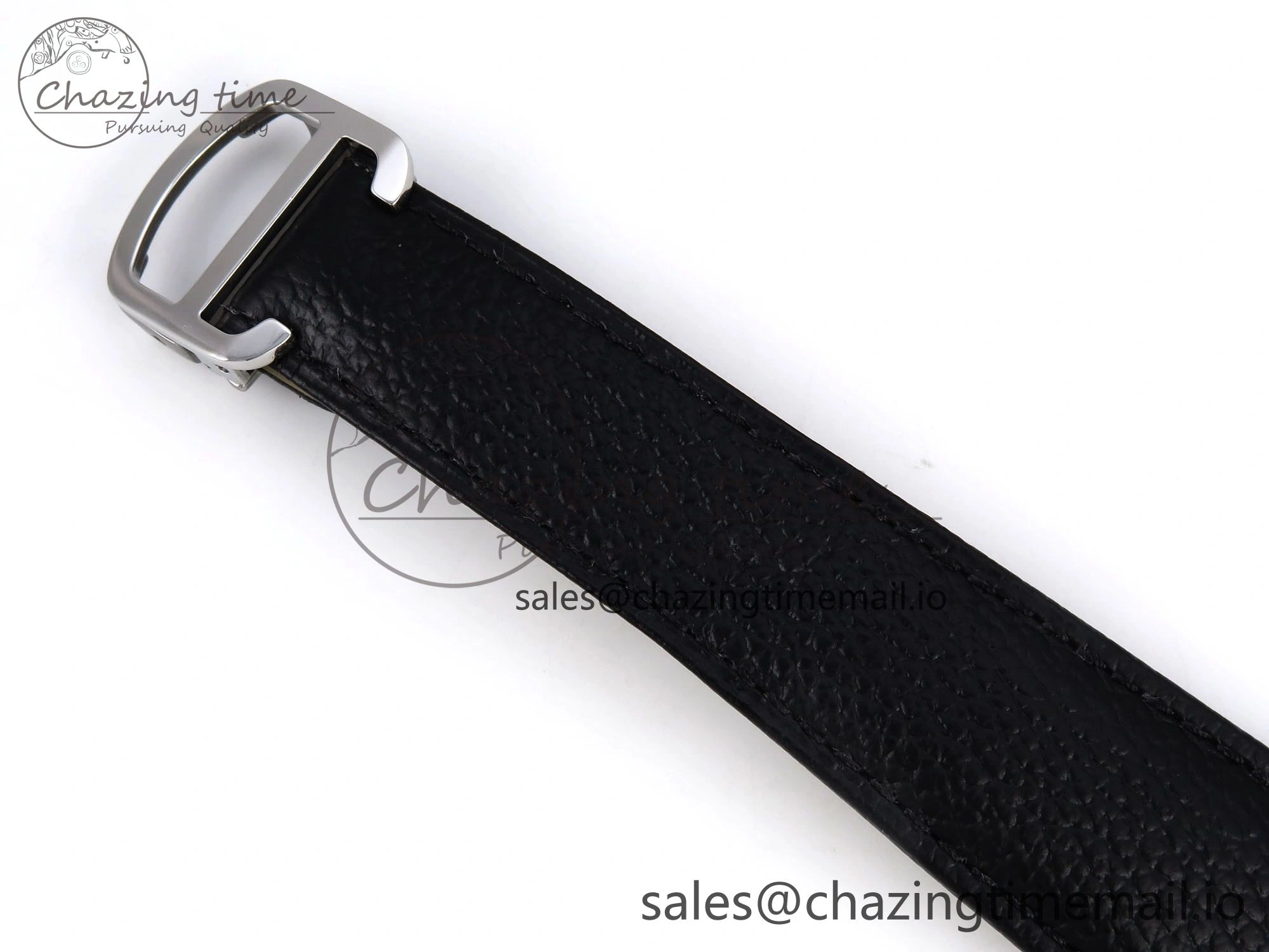 Ronde Solo 42mm SS AF 1:1 Best Edition White Dial Diamonds Bezel on Black Black Strap MIYOTA RelaxedFit 5880