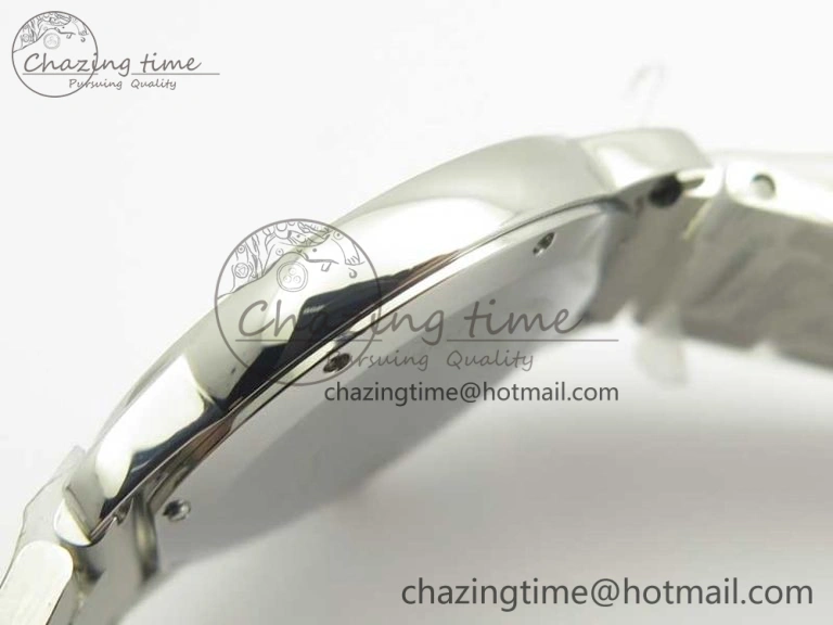 Affordable Ronde Solo De Cartier 36mm SS K11 Maker White Dial on SS Bracelet Ronda Quartz 10664