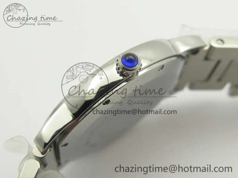 Affordable Ronde Solo De Cartier 36mm SS K11 Maker White Dial on SS Bracelet Ronda Quartz 10664