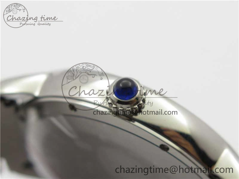 Ronde Solo de Cartier 42mm AF 1:1 Best Edition Blue Dial on SS Bracelet MIYOTA RelaxedFit 6113