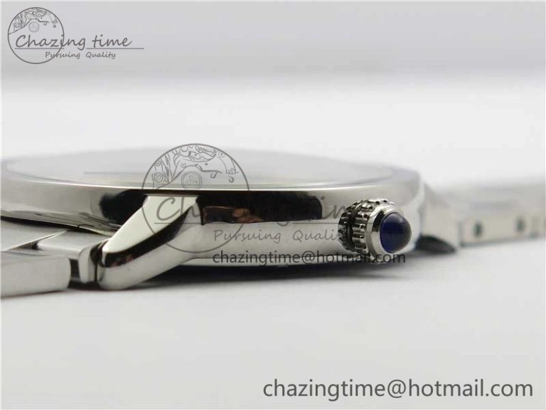 MultiPurpose Ronde Solo de Cartier 42mm AF 1:1 Best Edition White Dial on SS Bracelet MIYOTA 6114