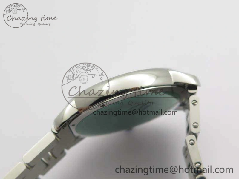 Compact Ronde Solo de Cartier 42mm ZF 1:1 Best Edition White Dial On SS Bracelet MIYOTA 6273