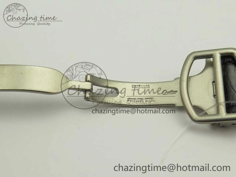 Rotonde Flying Tourbillon SS BLF Best Edition White Dial on Black Leather Strap V ZeroBulk 6166