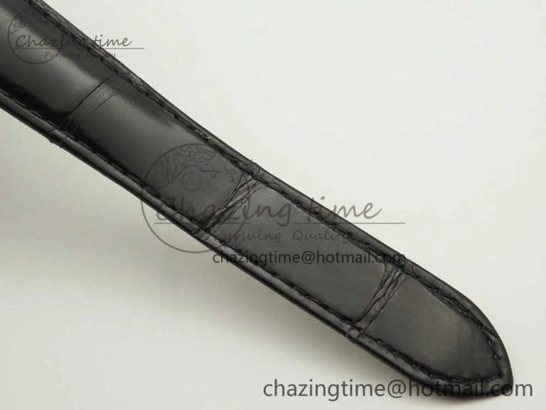 Rotonde Flying Tourbillon SS BLF Best Edition White Dial on Black Leather Strap V ZeroBulk 6166