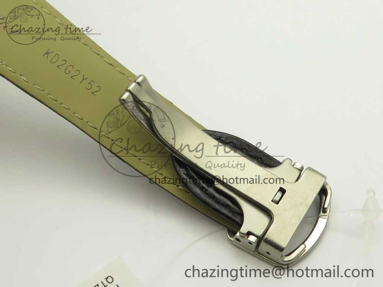 Rotonde Flying Tourbillon SS BLF Best Edition White Dial on Black Leather Strap V ZeroBulk 6166