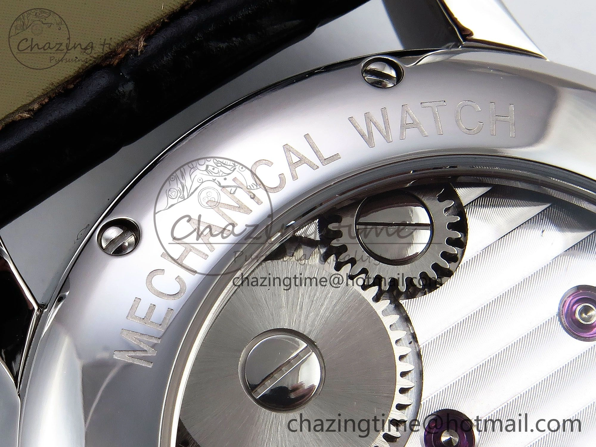 Lightweight Rotonde Tourbillon SS RMSF Best Edition Blue Textured Dial on Black Leather Strap 5980