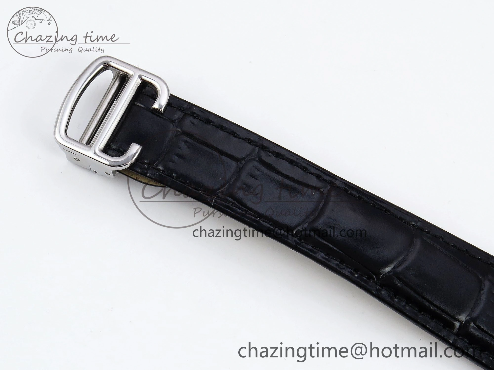 Lightweight Rotonde Tourbillon SS RMSF Best Edition Blue Textured Dial on Black Leather Strap 5980