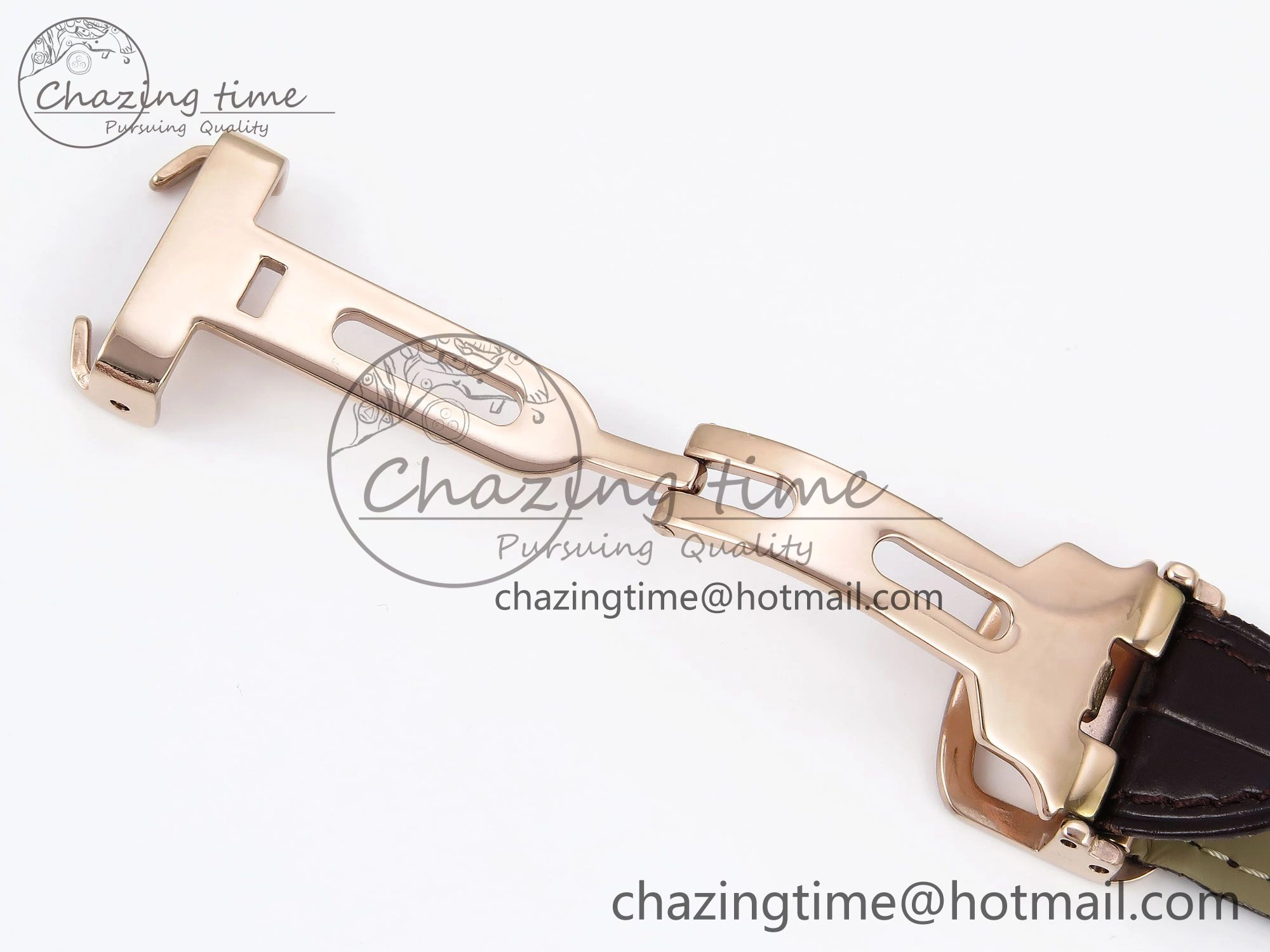 Rotonde de Cartier Flying Tourbillon RG RMS Best Edition White Numeral Dial on Brown Leather Strap DailyWear 5986