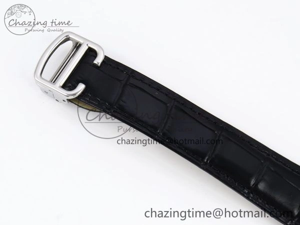 Rotonde de Cartier Flying Tourbillon SS RMS Best Edition White Numeral Dial on Black Leather Strap Vibrant 5983
