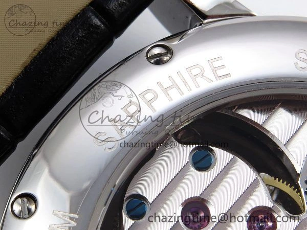 Rotonde de Cartier Flying Tourbillon SS RMS Best Edition White Numeral Dial on Black Leather Strap Vibrant 5983