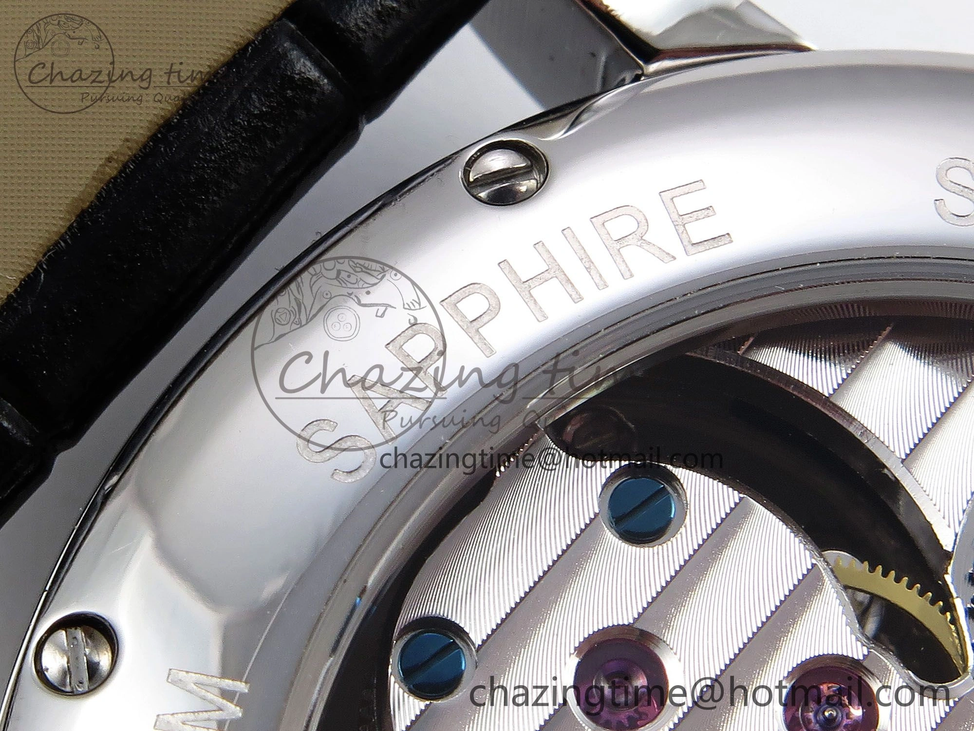 Rotonde de Cartier Flying Tourbillon SS RMS Best Edition White Numeral Dial on Black Leather Strap Vibrant 5983