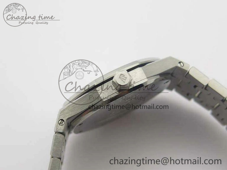 Cozy Royal Oak 15000 Frosted 33mm OM Best Edition Gray Dial On SS Bracelet Quartz 4970
