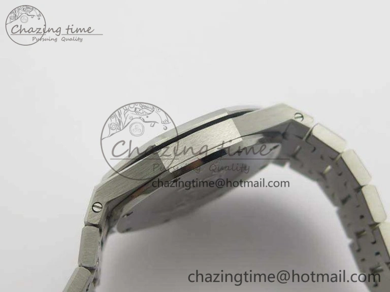 Cozy Royal Oak 15000 Frosted 33mm OM Best Edition Gray Dial On SS Bracelet Quartz 4970