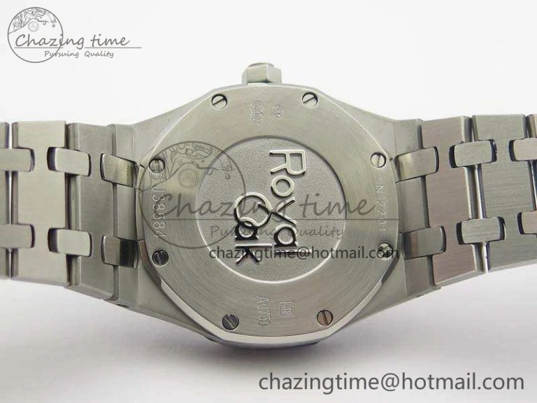 Cozy Royal Oak 15000 Frosted 33mm OM Best Edition Gray Dial On SS Bracelet Quartz 4970