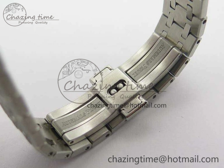 Cozy Royal Oak 15000 Frosted 33mm OM Best Edition Gray Dial On SS Bracelet Quartz 4970
