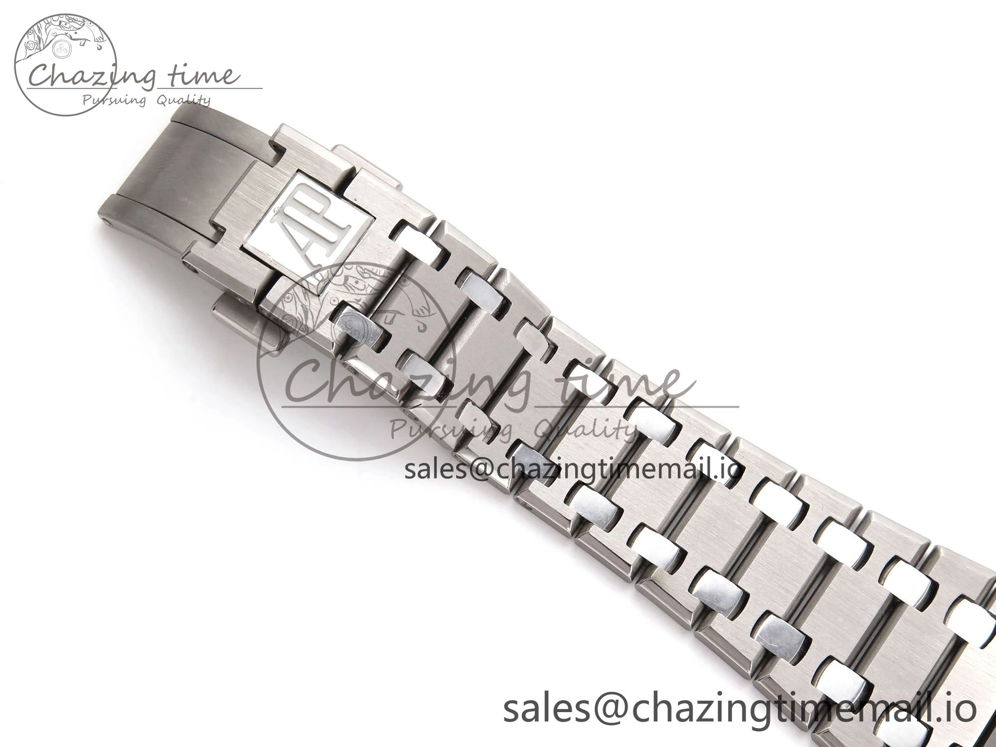 Royal Oak 15202IP SS ZF 1:1 Best Edition Blue Textured Dial on SS Bracelet A2121 Super Clone V Attractive 4393