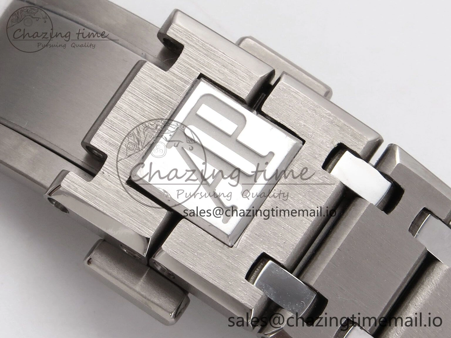 Royal Oak 15202IP SS ZF 1:1 Best Edition Blue Textured Dial on SS Bracelet A2121 Super Clone V Attractive 4393